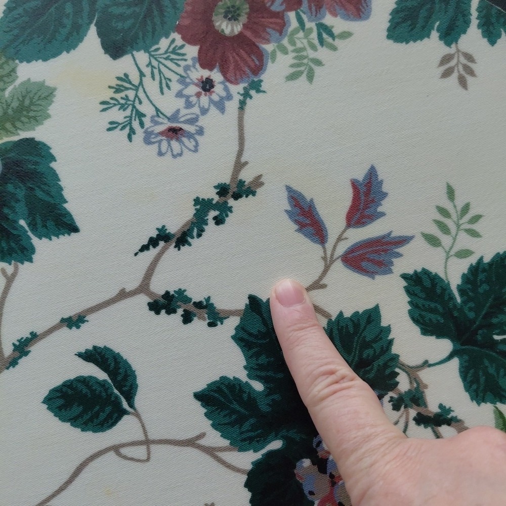 6 VTG Placemats Vinyl Cabbage Rose Grapevine Teatime Cottagecore Girly Homestead - Picture 6 of 16